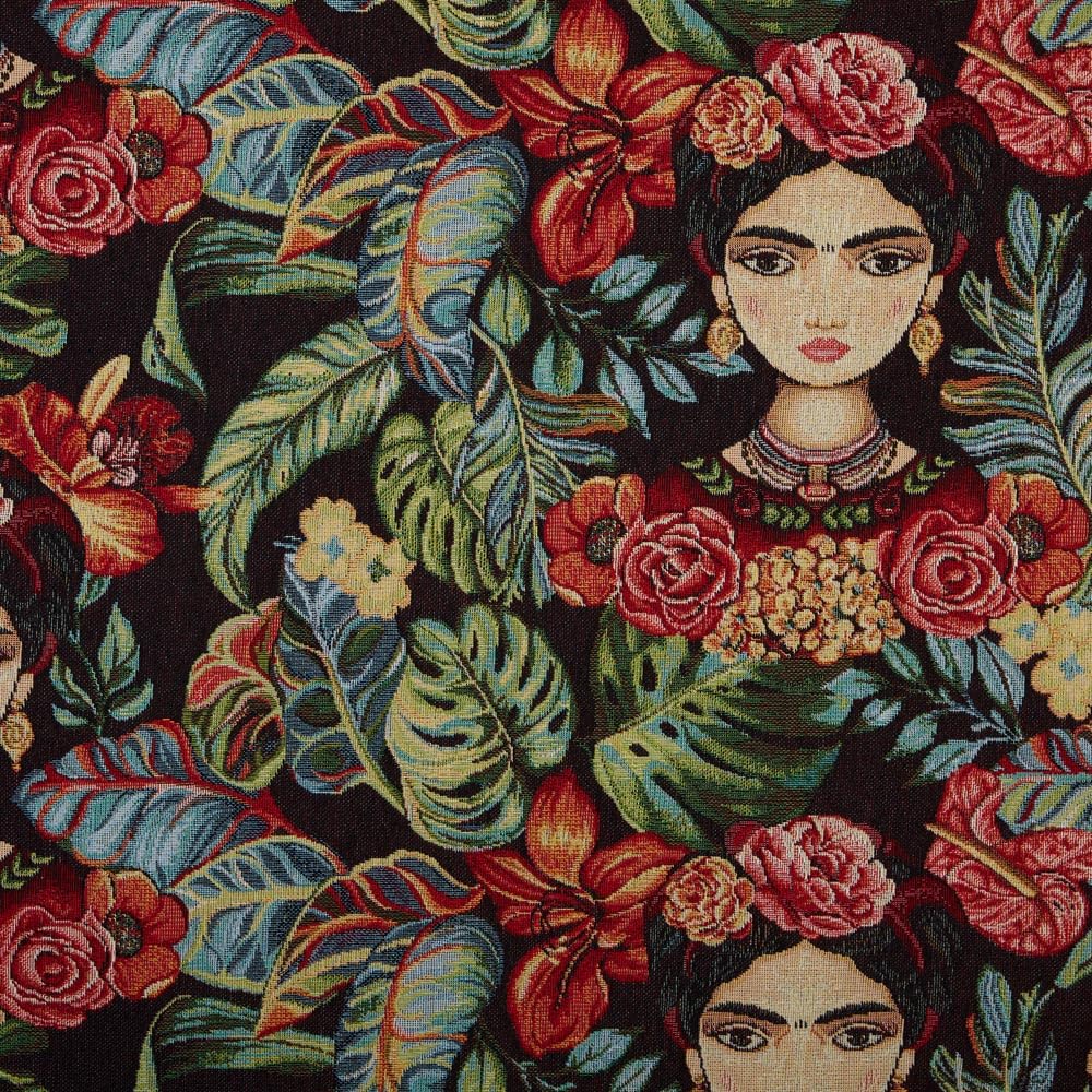 Kt KILOtela - Tela Tapicería, Jacquard Gobelino, Tapizar Sillas, Cojines, Cabecero, Sofá, Bolsos, Resistente al Desgaste, Costura, 100 cm Largo x 280 cm Ancho, Geométrico, Multicolor, 1 metro — view 76