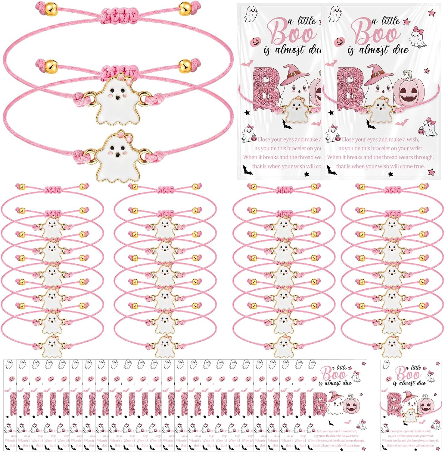 Tondiamo 24 Set A Little Boo Is Almost Due Baby Shower Party Favor Gifts