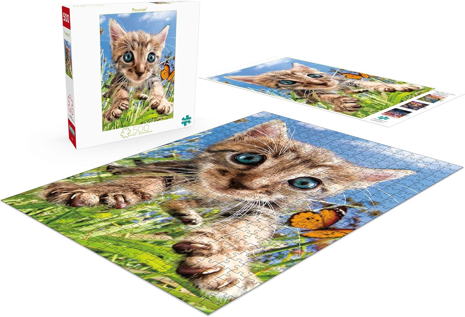 ストアー Buffalo Games Pounce 500ピース ジグソーパズル Fucoa Cl