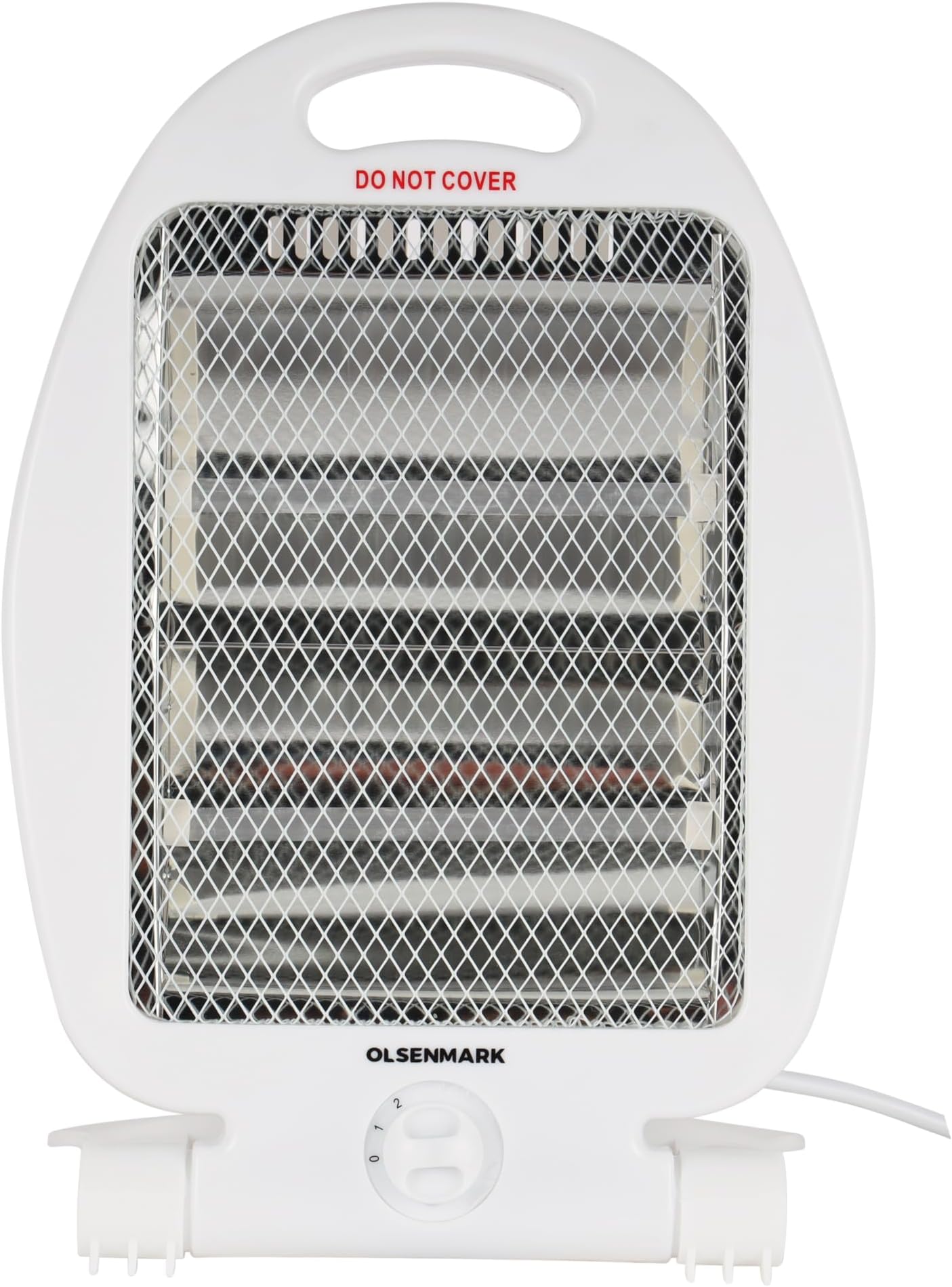 Quartz Heater – OMQH1636B | 2 Heating Power 400W/800W | Instant Heating Quartz Tubes, Automatic Tip-Over Protection | Long & Even Heat, Energy Efficient, Lightweight & Portable