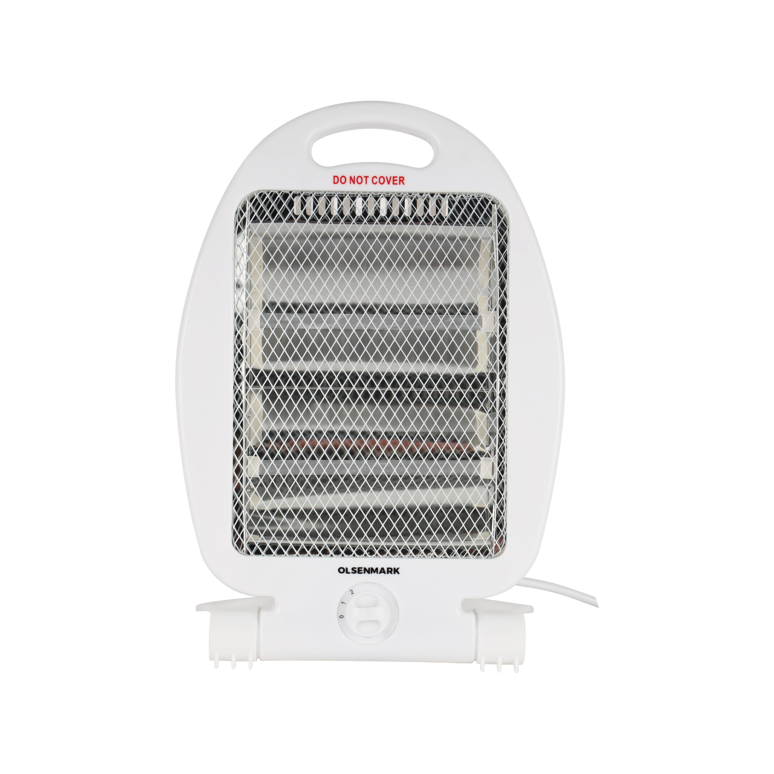 Quartz Heater – OMQH1636B | 2 Heating Power 400W/800W | Instant Heating Quartz Tubes, Automatic Tip-Over Protection | Long & Even Heat, Energy Efficient, Lightweight & Portable