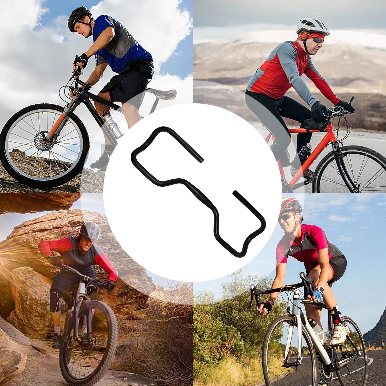 Fahrrad-Schmetterlings-Griff, Mountainbike, Schmetterlings-Lenker, Fahrradstütze, Lenker, Rennräder, Cruiser-Halterung | Fahrradstütze, Lenker, Rennräder, Cruiser-Halterung
