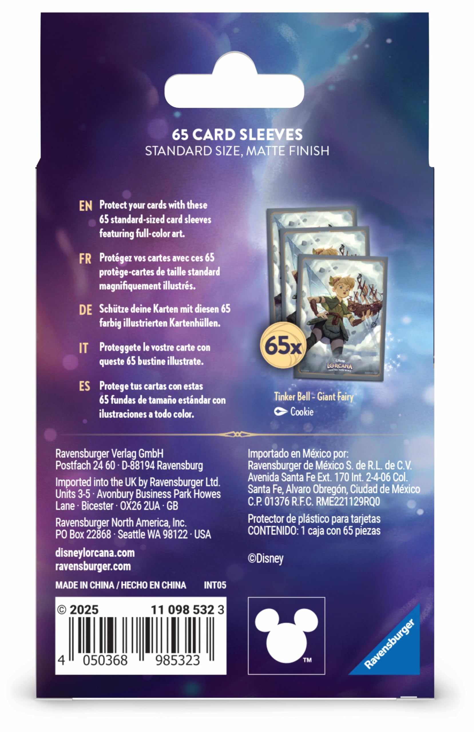 lorcana oversized card sleeves Lorcana: Illumineer's Quest" Compatible Card Sleeve Bundle (8810 x 2 sleevekings