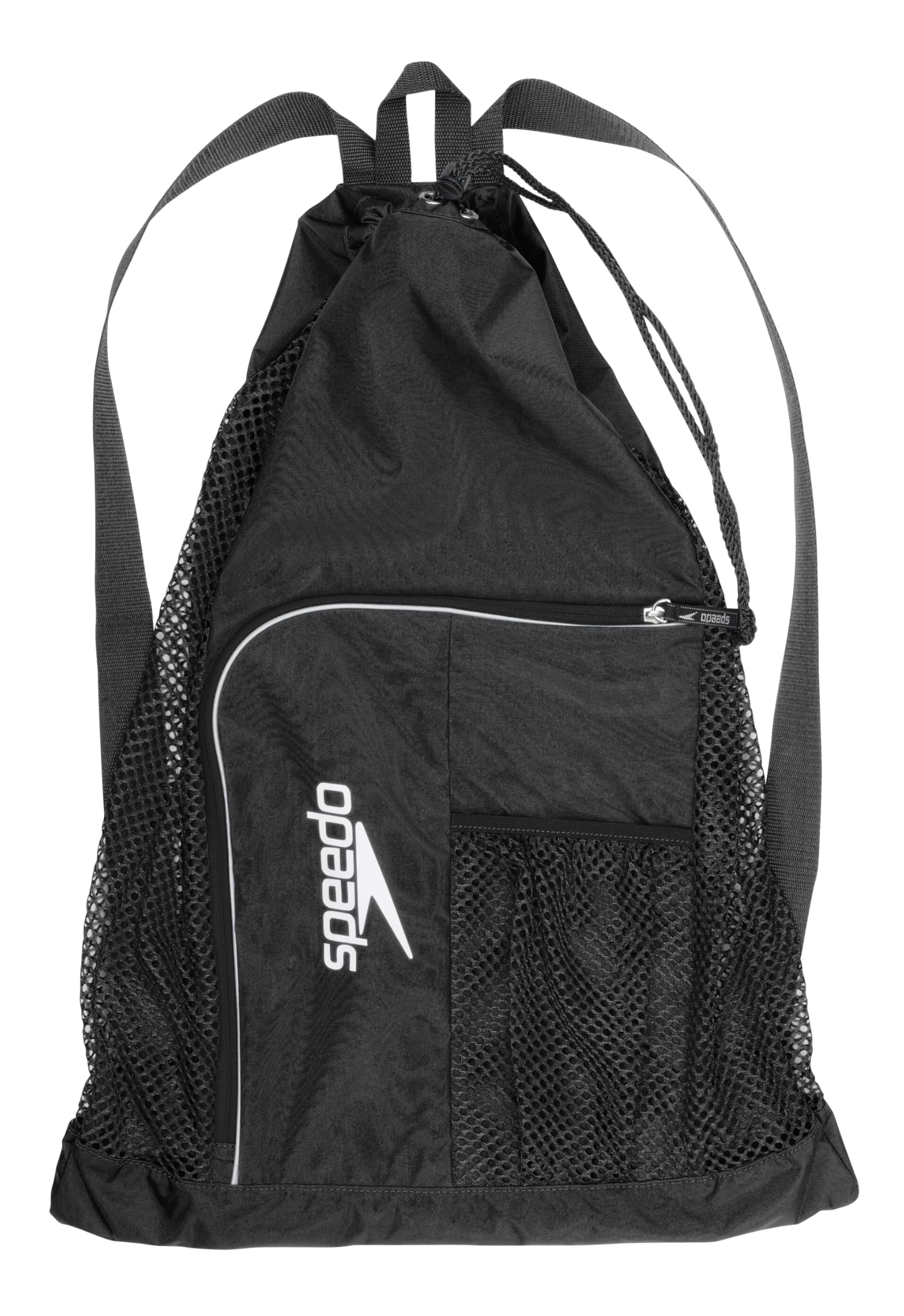 Speedo Deluxe Ventilator Mesh 001 Mochila Para Unisex Adulto, Negro, One Size
