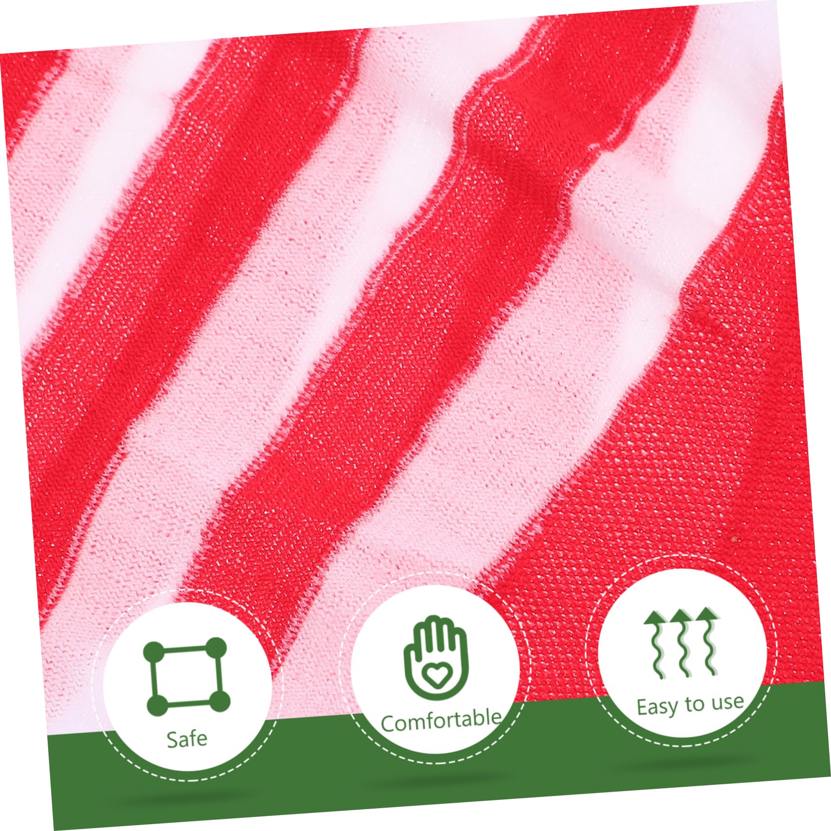 Holibanna Chaussettes de et Chaleureuses avec Nœud Créatif Chaussettes Longues Rayées Rouge et Blanc pour