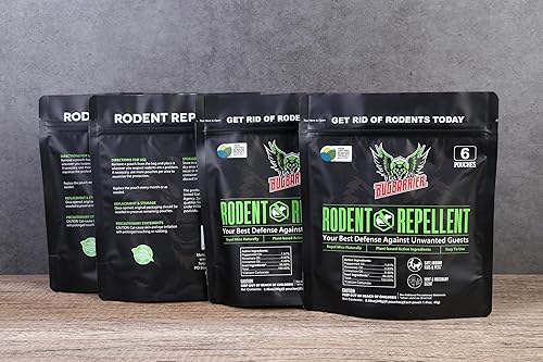 Miniatura 9 de 's Bolsas repelentes de roedores  Disuasorio de ratones de ratas alimentado por plantas, ratones de interior, repelente natural de ratas y ratones,