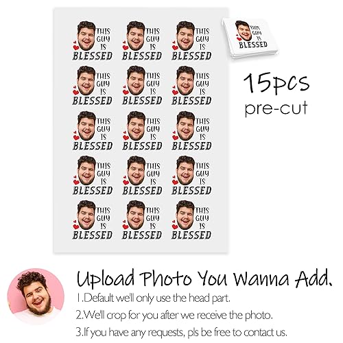 Miniatura 2 de Tatuajes faciales personalizados para despedida de soltero, decoraciones de despedida de soltera, suministros de fiesta para hombres y mujeres, este