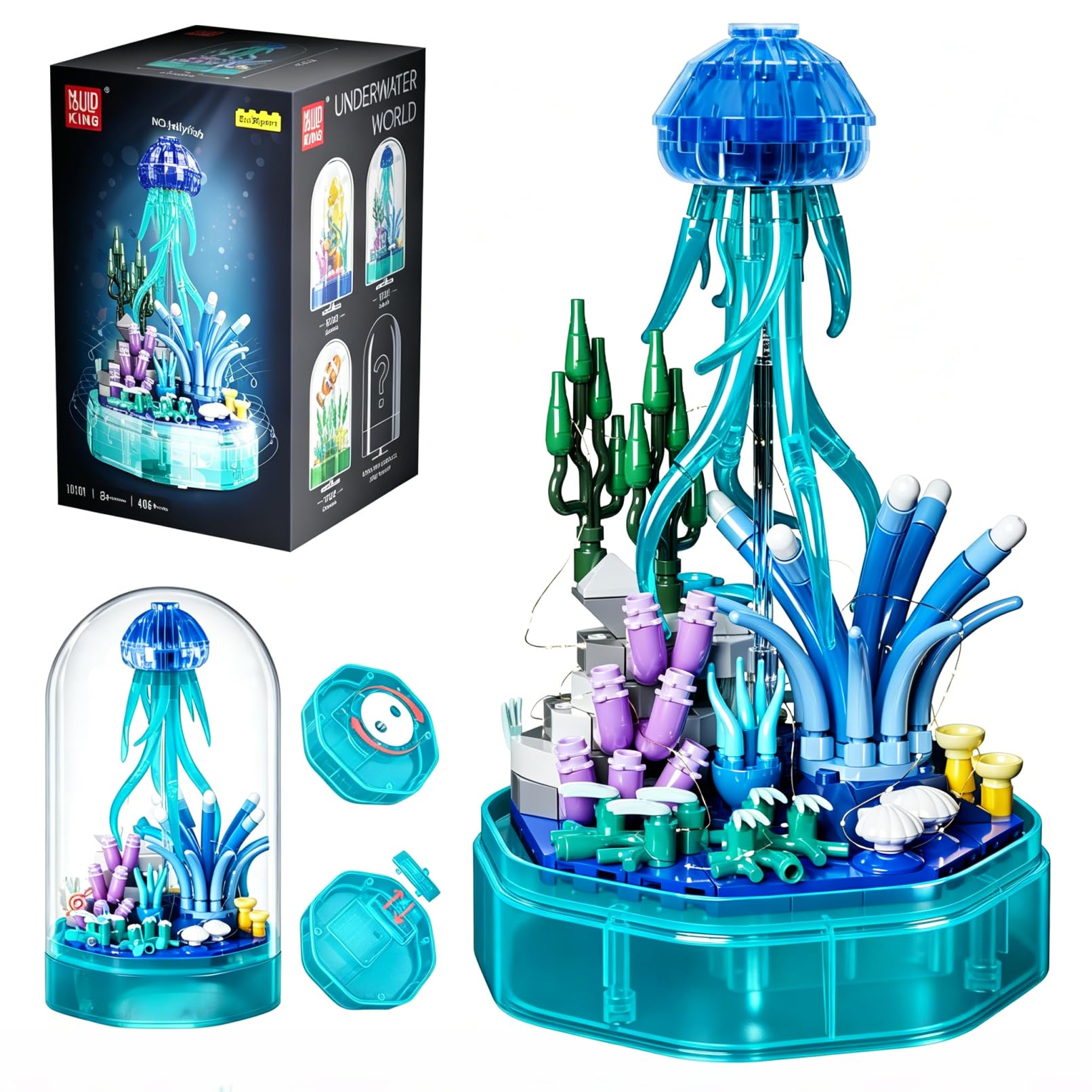 Amazon.com: Sea Creature Collections Jellyfish Building Sets with