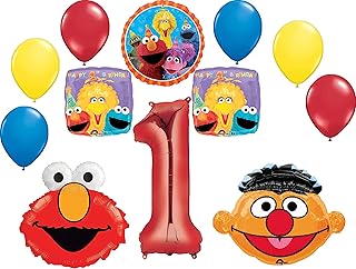 Download Amazon Com 1st Birthday Party Elmo Party Supplies Toys Games