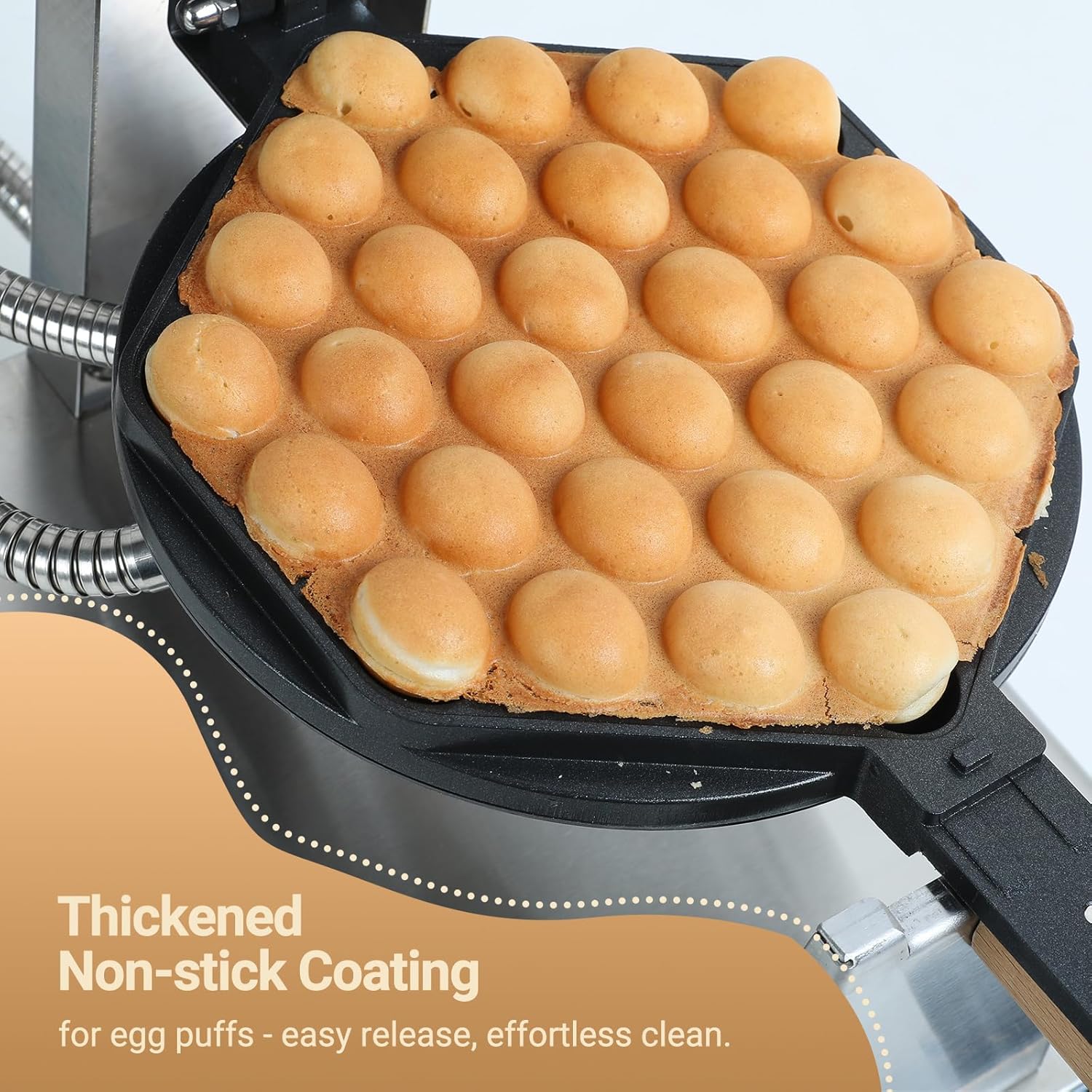 Professional-grade Bubble Waffle Maker
