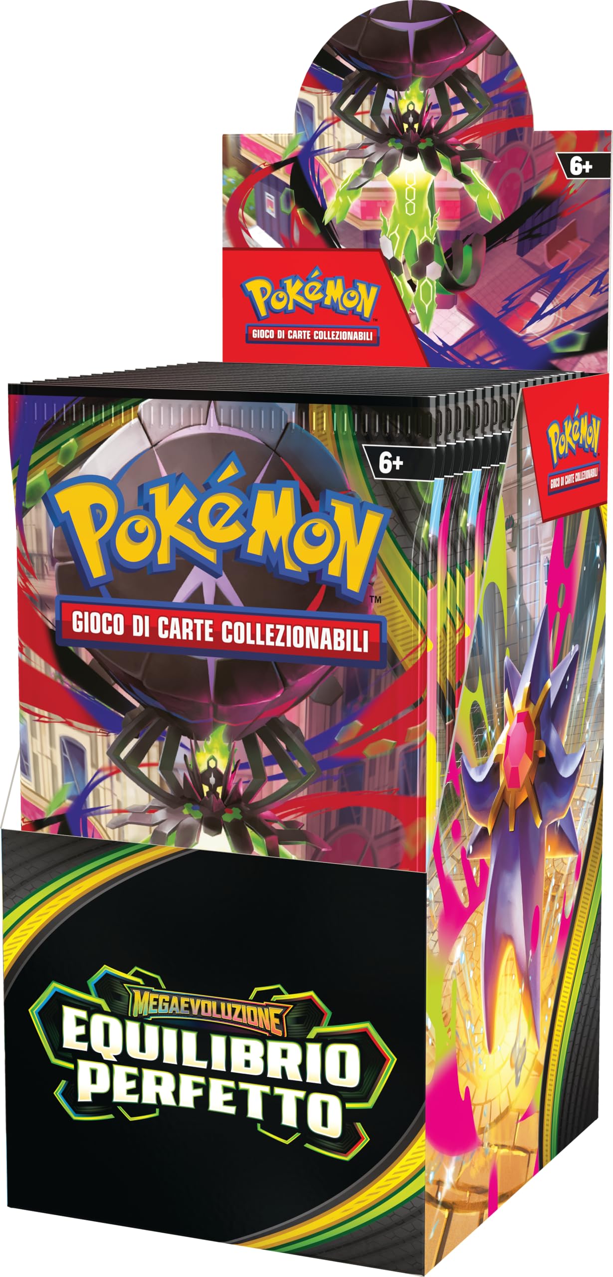 Pokémon: espositore di buste dell’espansione Megaevoluzione - Equilibrio Perfetto del GCC Pokémon (18 buste di espansione), Edizione in Italiano