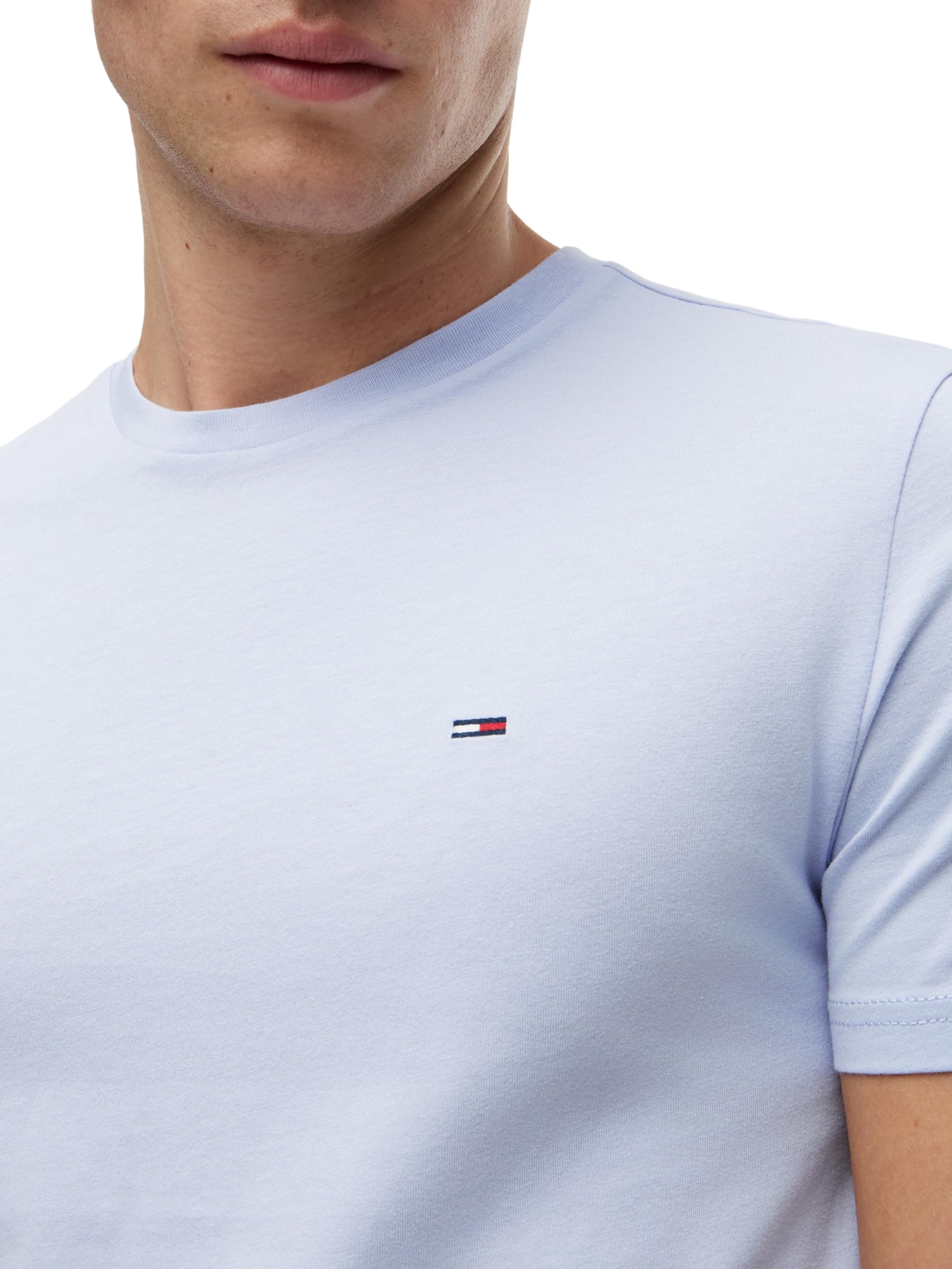Tommy Jeans Uomo T-Shirt Maniche Corte Confezione da 3 in Cotone