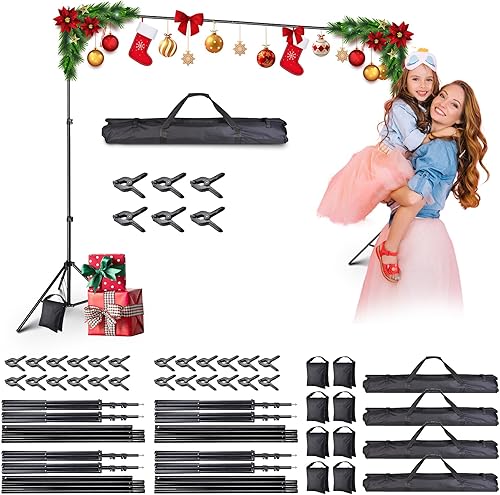 Miniatura 10 de AW - Soporte de fondo para estudio de fotografía y grabación con bolsa de transporte