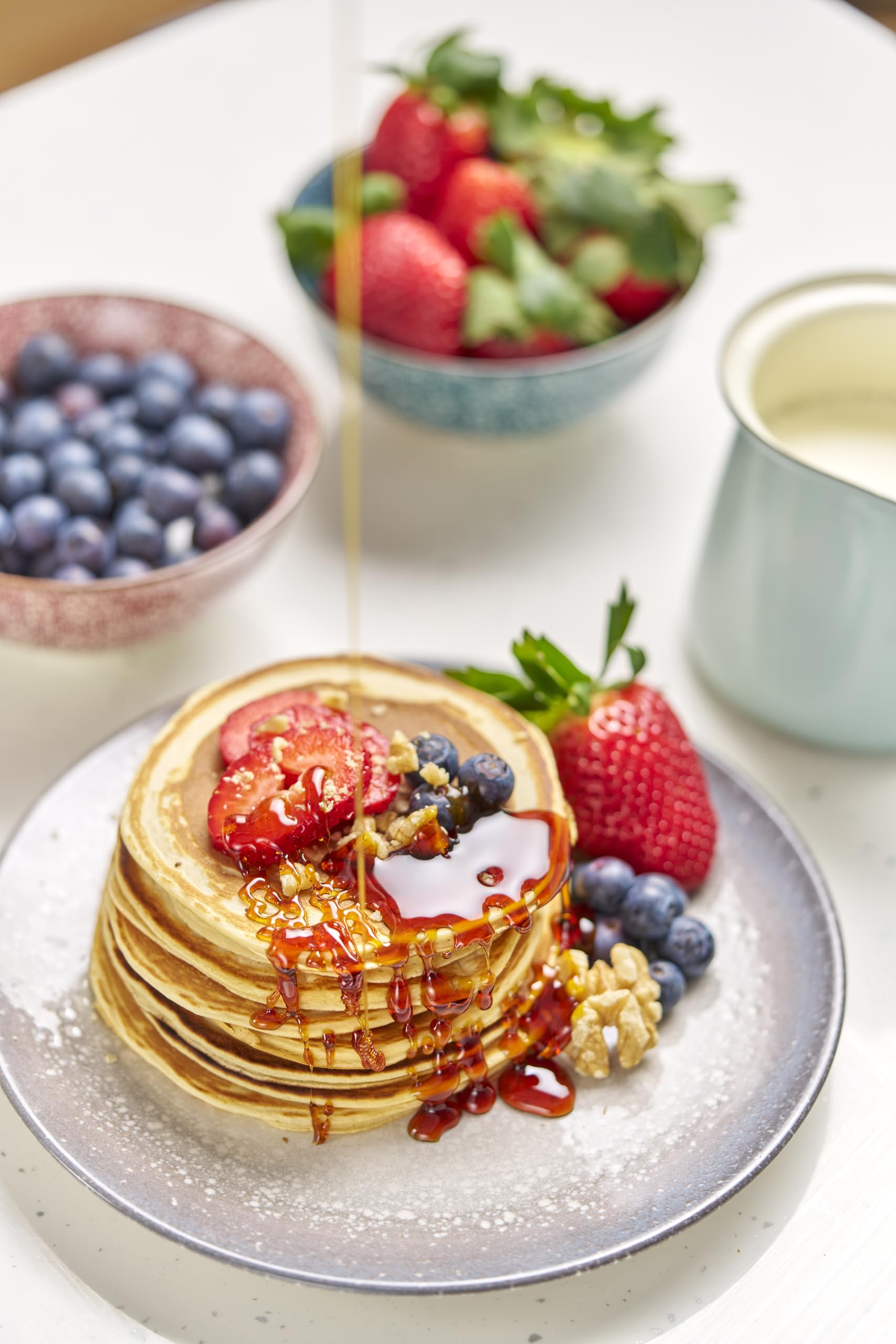 HSN Tortitas Proteicas Evocakes 2.0 | Vainilla 2Kg = 20 Pancakes de Avena con Whey Protein | Fáciles y Rápidas de Hacer Bajas en Azúcar | No Incluye Dosificador | No-GMO, Vegetariano