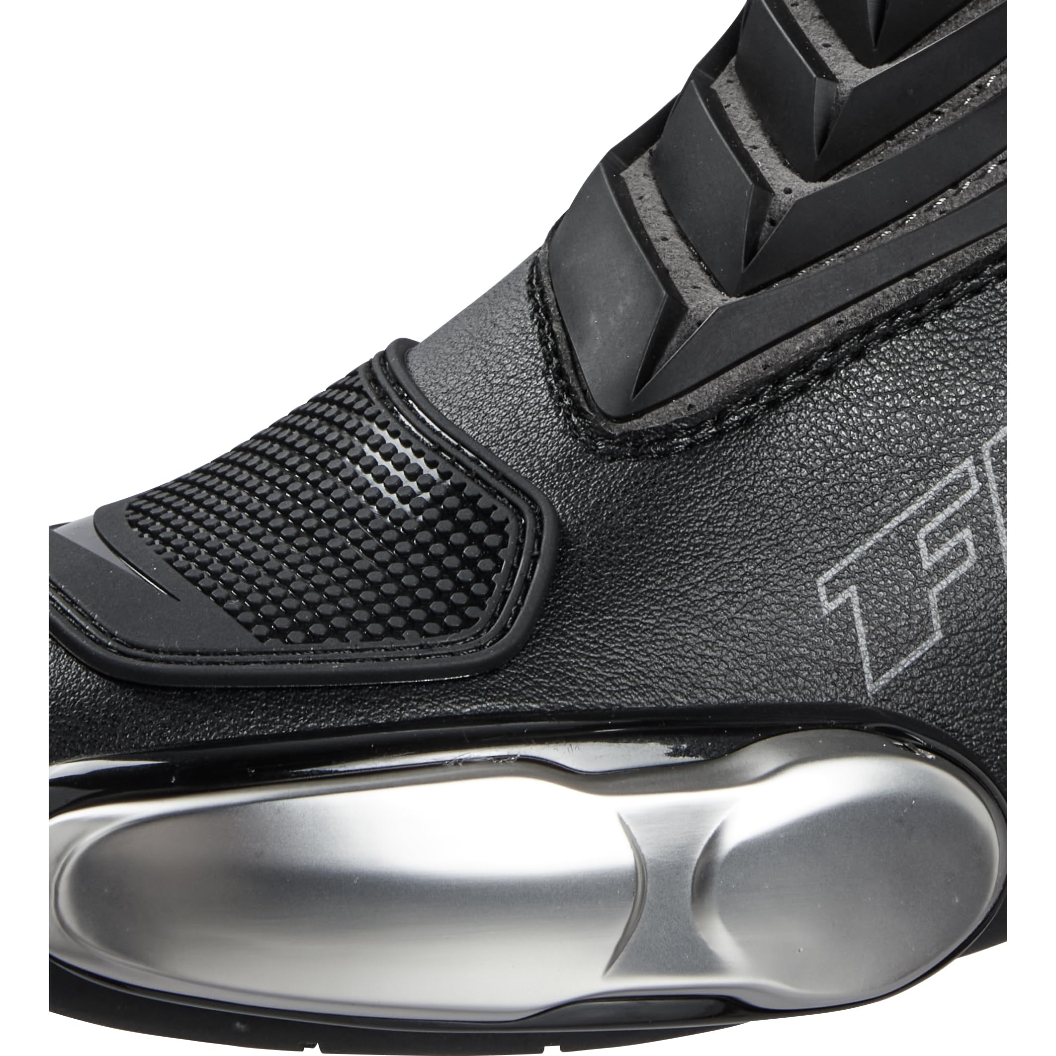 FLM Mandalika Damen Motorradstiefel Lang – Wasserdicht & Atmungsaktiv – Rutschfeste Sohle – Schwarz – Größe 36-42