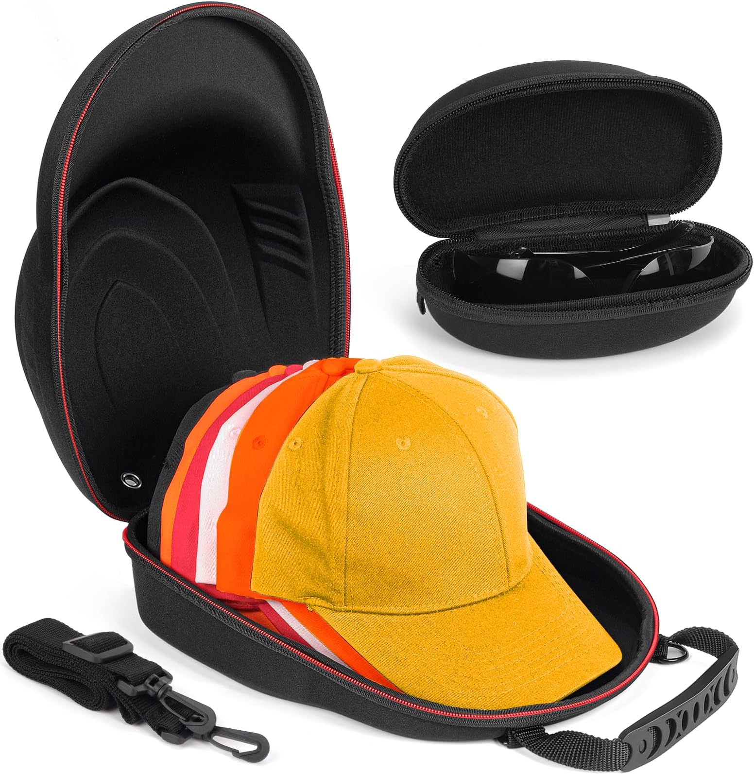 Peohud Hat Case for Baseball Caps, Cap Carrier Storage Bag
