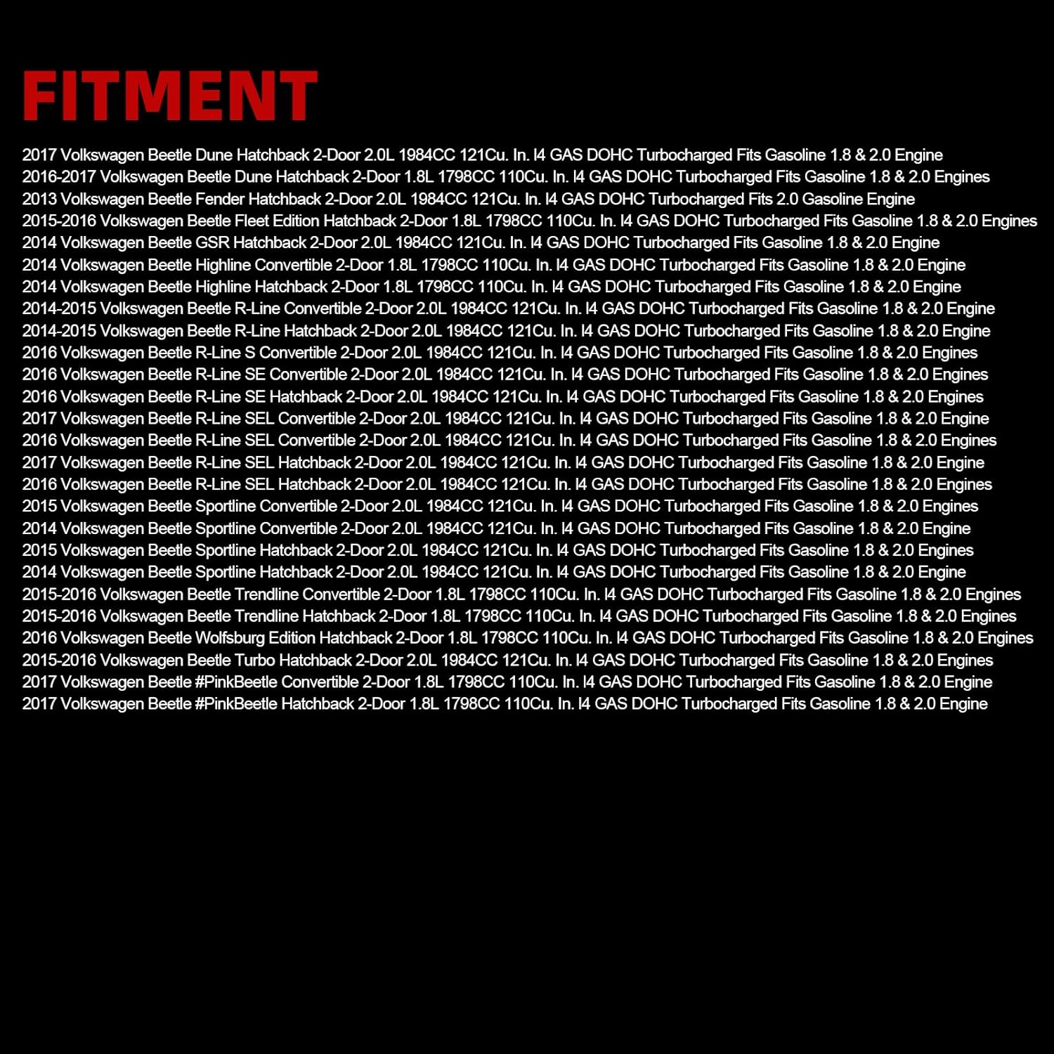 MITZONE Automotive Intake Manifold Compatible With VW Jetta Beetle Passat SportWagen Volkswagen Golf Alltrack 2013 2014 2015 2016 2017 2018 2019 1.8 2.0 L