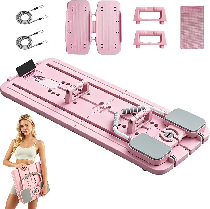 ASPPKXW 6-in-1 Foldable Pilates Reformer Board