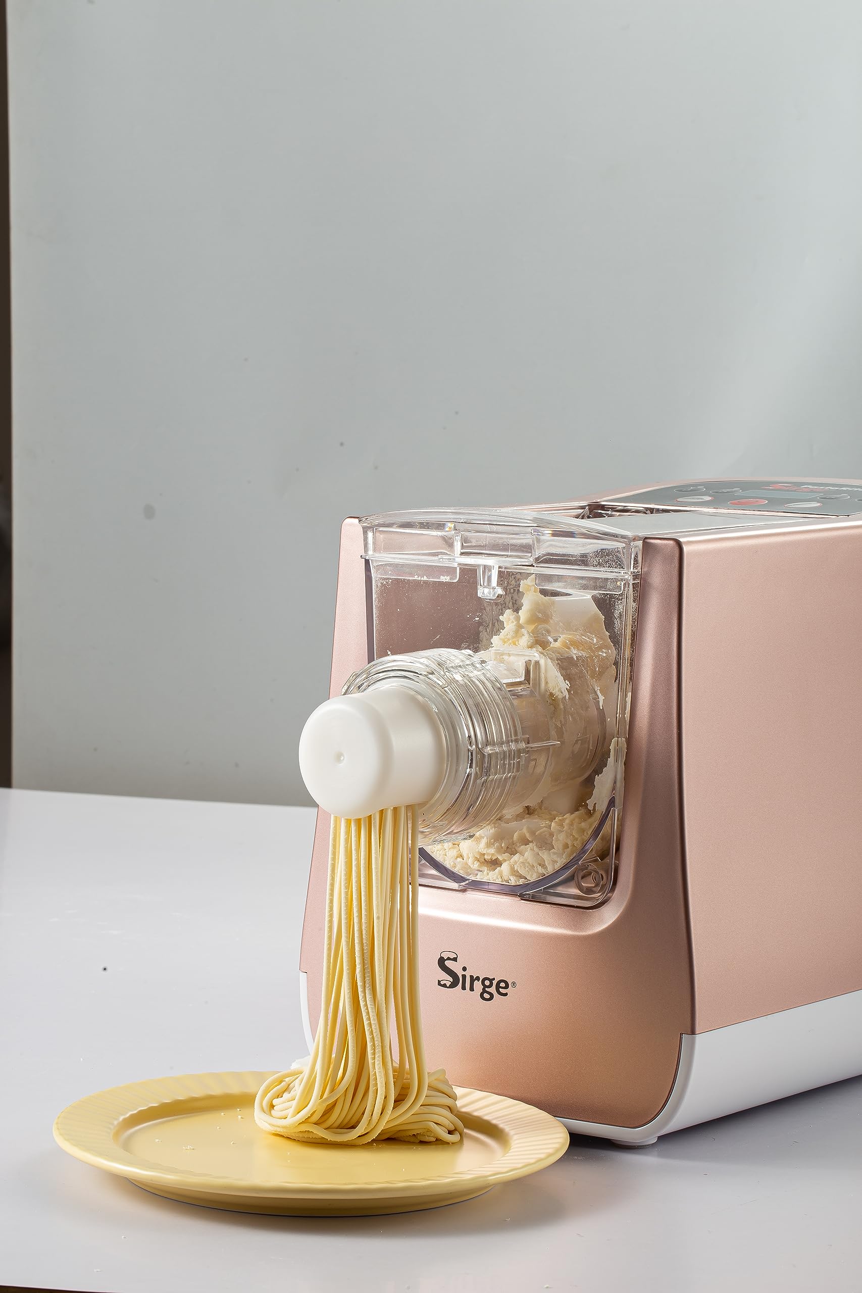 Sirge Pasterpane Pétrisseur et machine à pâtes fraîches aux œufs 3 en 1 Pâte à Pain Pizza – 22 bandes – 1 kg – 300 W