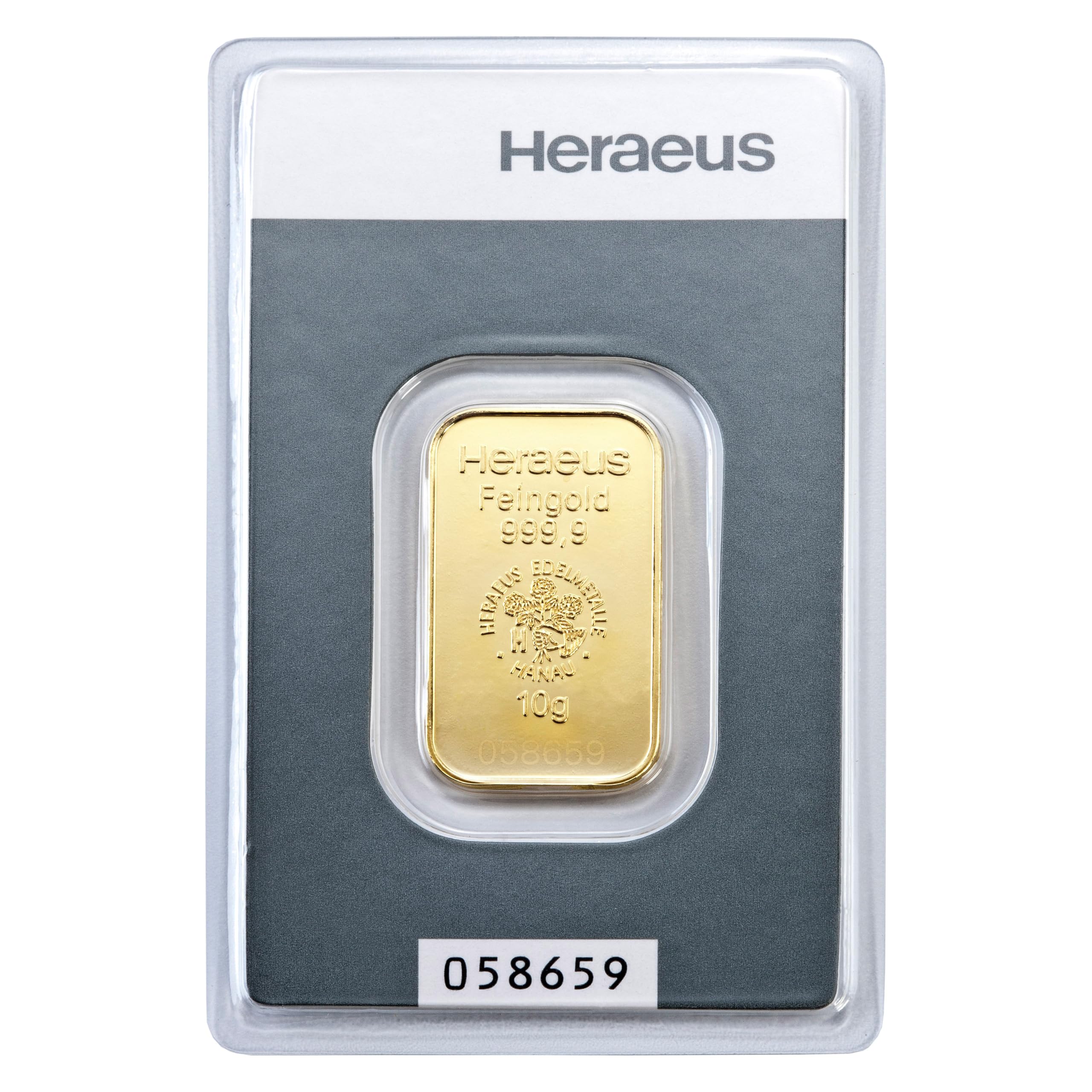 Gold zum Verschenken – Goldbarren 10g Heraeus Kinebar - inkl. Geschenkverpackung, Grußkarte und Echtheitsgarantie