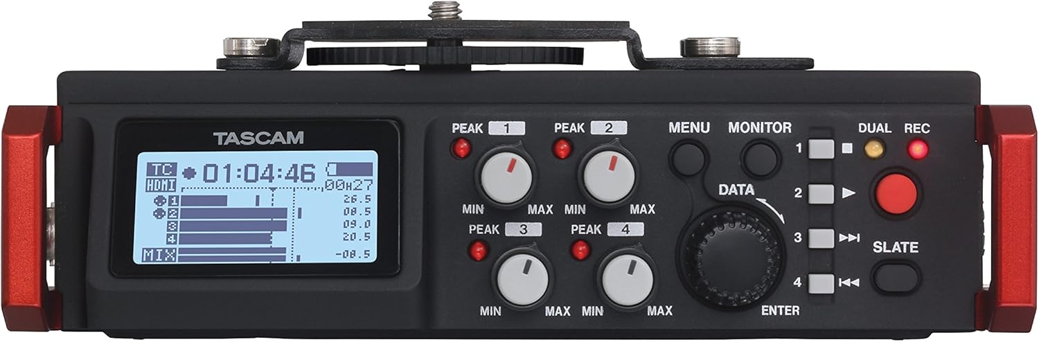 Tascam DR-701D 6-Track Portable Audio Recorder for DSLR Camera,Black : Tascam: Electronics