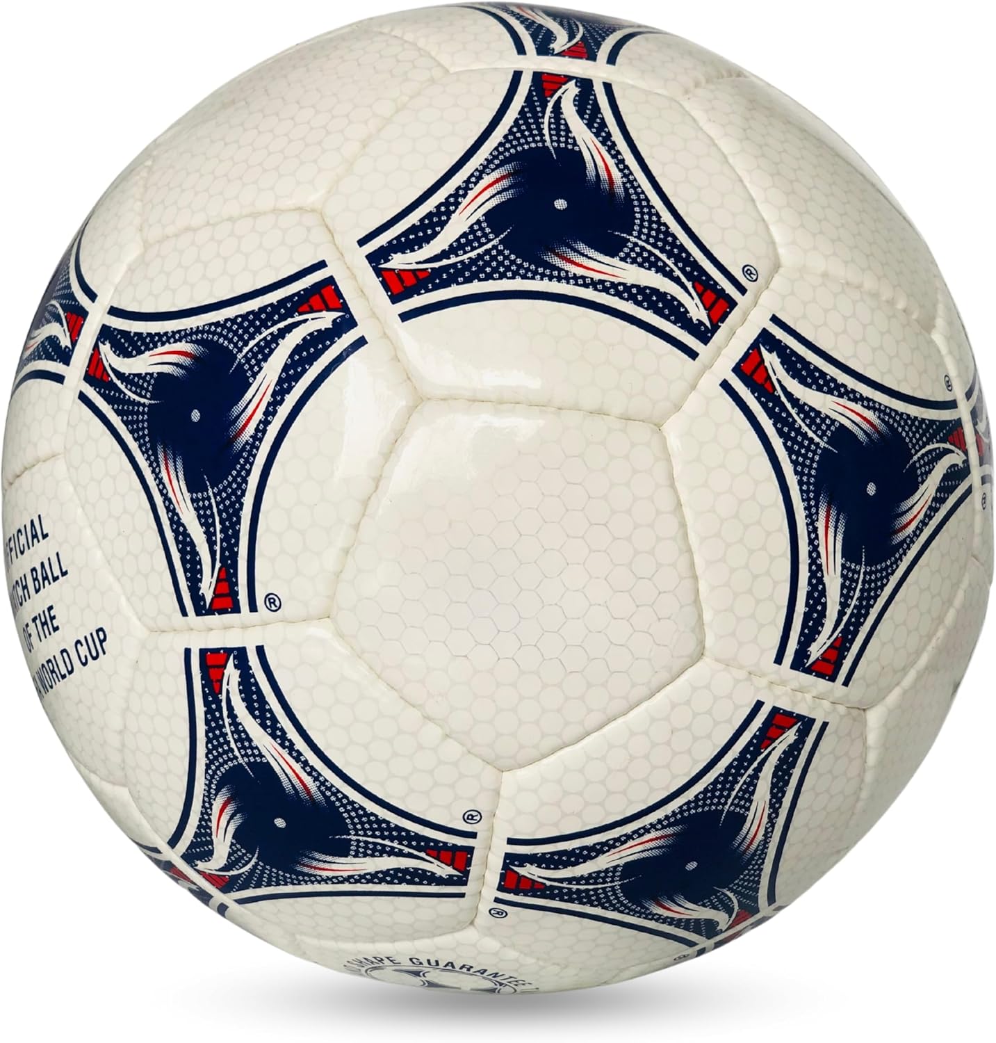1998 France Soccer World Cup Final Match Famous Ball Hand-Stitched Replica Football, Association Ball Official Size 5 Best Gift for Soccer Lovers – KL594