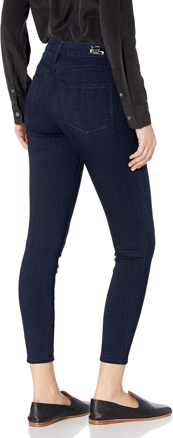 PAIGE Womens Hoxton Transcend High Rise Ultra Skinny Crop Jean - Image 2