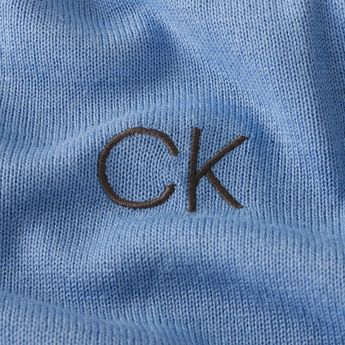 Calvin Klein Merino Texture Stripe Raglan Rib Crew Neck Sweater Suéter Hombre
