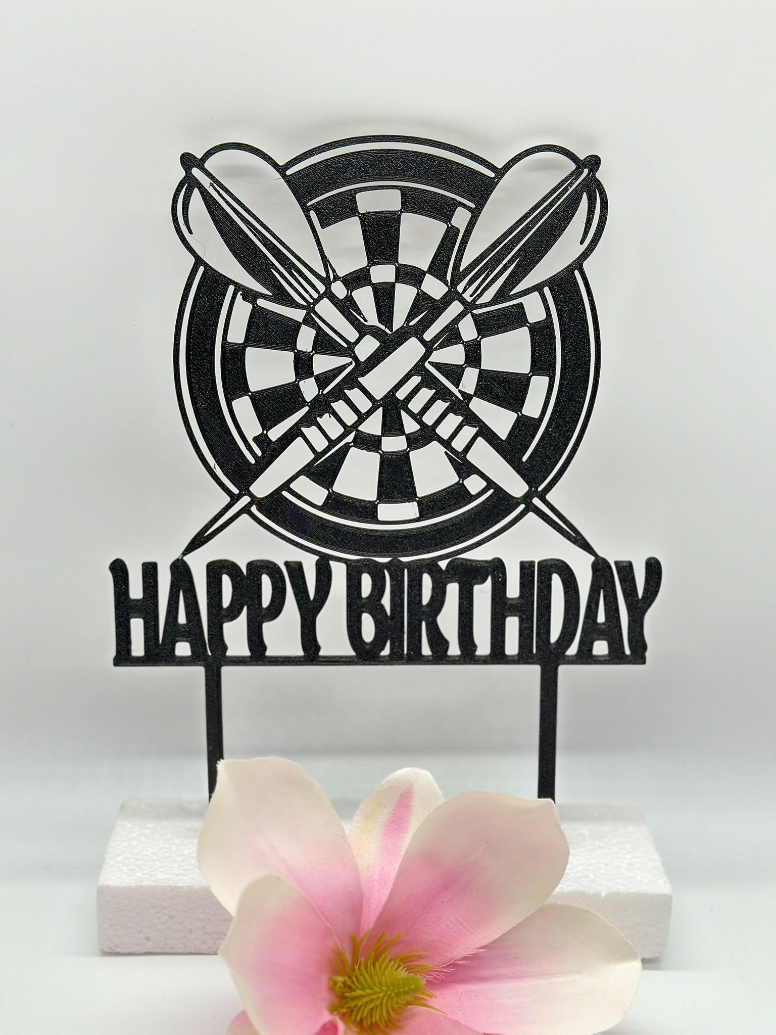 Dart, ryba wędkarz haczyk №5 Cake Topper urodziny tort wtyczka