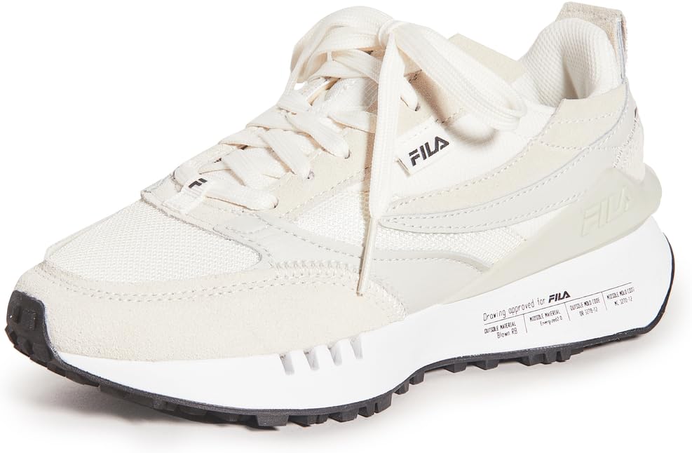 Fila Women's Renno N Generation Sneakers, Gardenia/Silver Birch/White