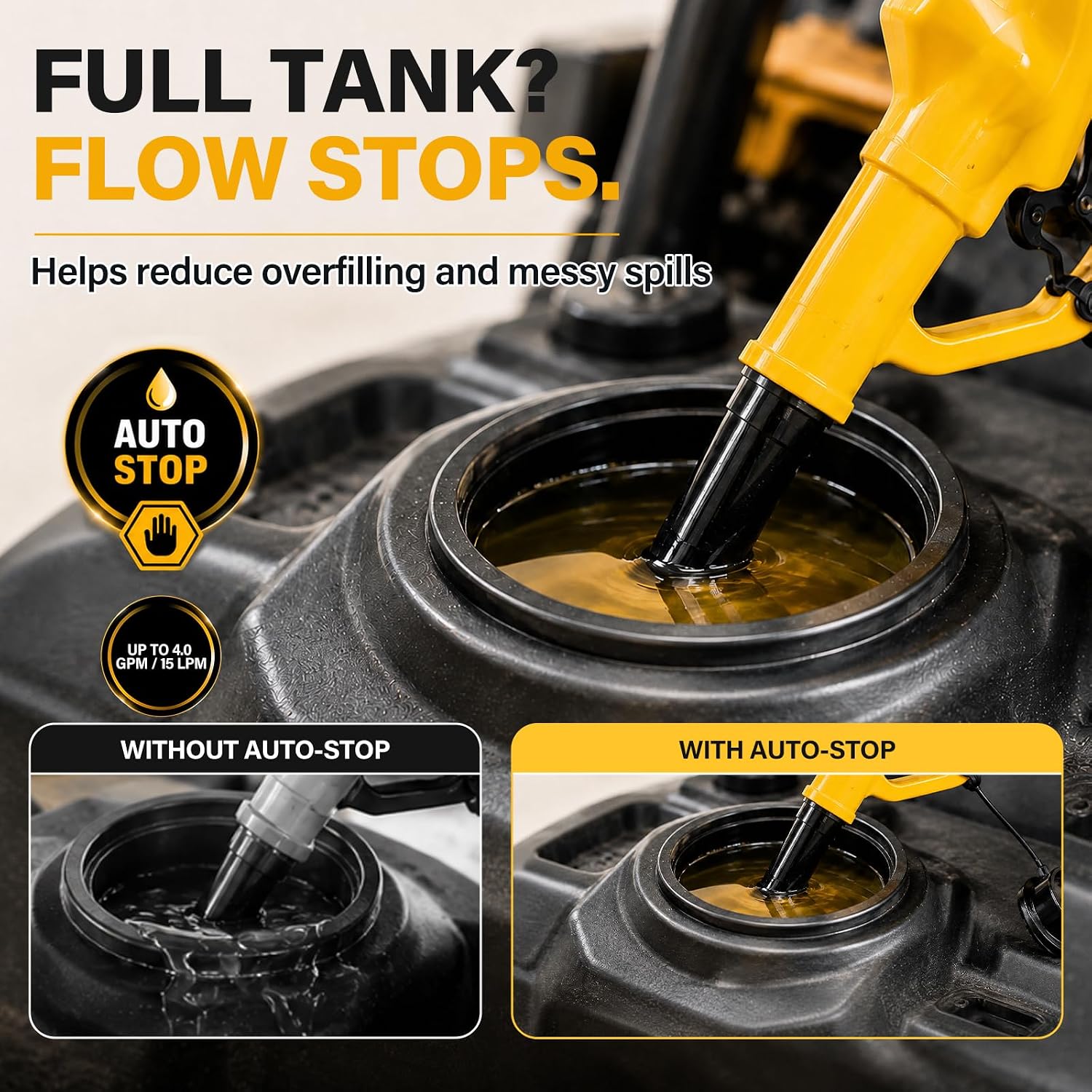 Fuel Transfer Pump Built for DeWalt 20V Battery Users