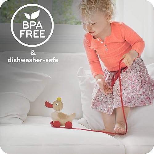 Miniatura 4 de First Essentials by NUK Fun Grips - Vaso para sorber con boquilla dura, 10 onzas, los colores pueden variar