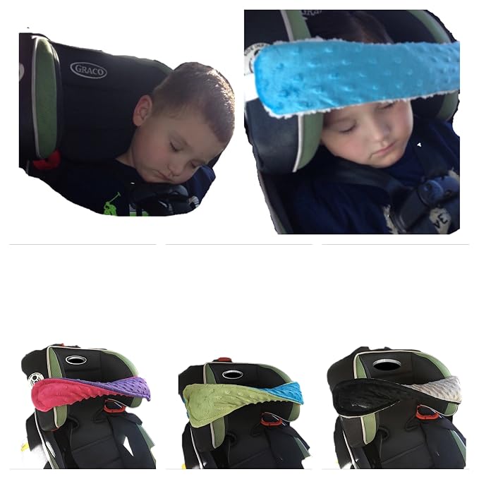 Almohada para asiento de auto NoNods reversible negra/gris miniatura 4