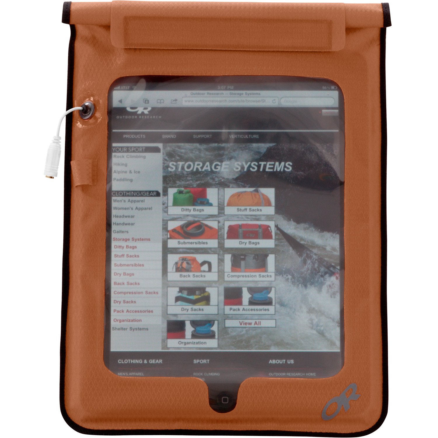Sensor Dry Pocket OR pour tablette étanche housse Alpenglow taille 1