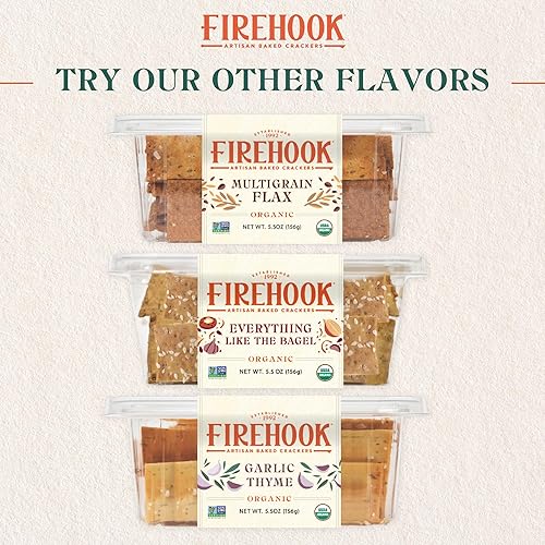 Miniatura 6 de Firehook Galletas horneadas sal marina de romero 7 onzas