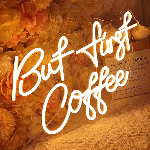 Miniatura 2 de SYLHOME Letreros de luz LED de neón de 5 V, para el hogar, dormitorio, cocina, oficina, decoración de pared, para café, cafetería, bar, fiesta, sala