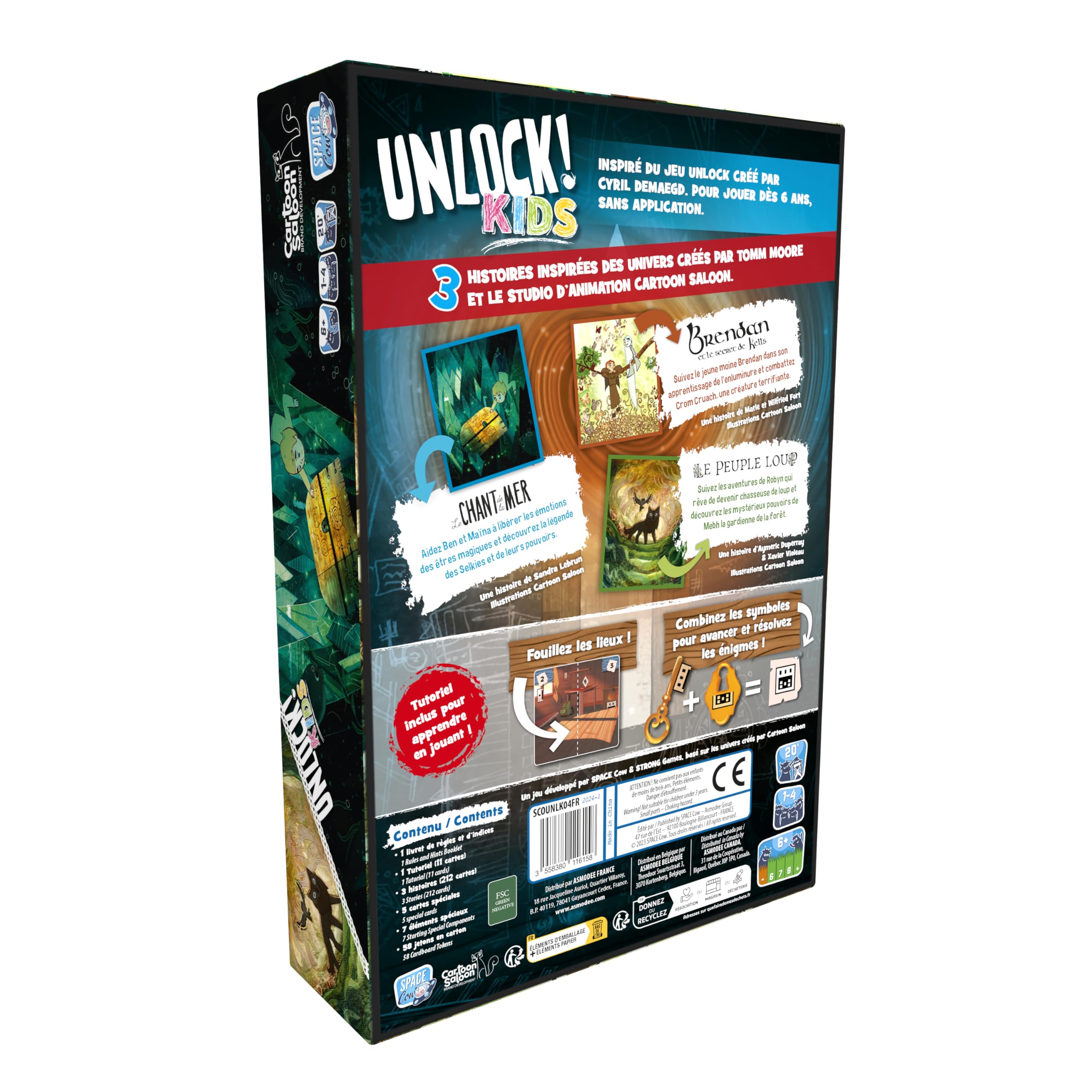 Asmodee Unlock! Histoire De L'île D'Émeraude (FR) - Jeu De Cartes - Jeu D'évasion Pour Enfants Et Adultes - Âges 6+ - 1-4 Joueurs - 15-30 Minutes - Un Jeu De Space - Foto 5
