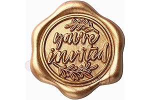 Yoption You're Invited Wax Seal Stickers