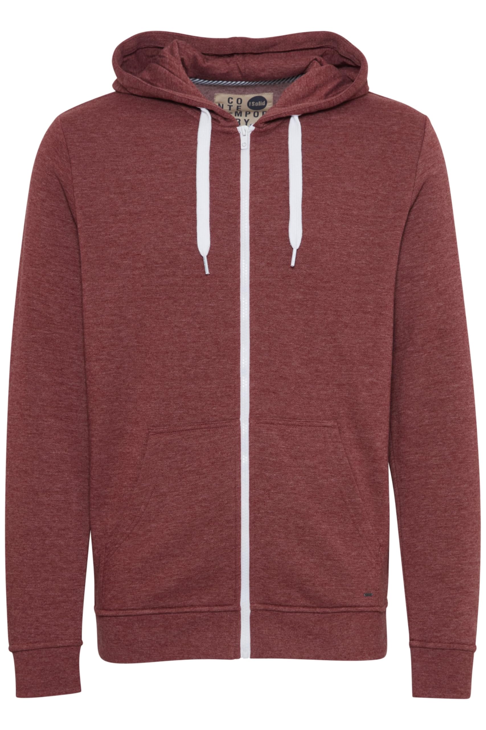 !Solid SDOlli Zip-Hood Herren Sweatjacke Kapuzenjacke Hoodie mit Kapuze Kordelzug Reißverschluss Kängurutasche Regular fit