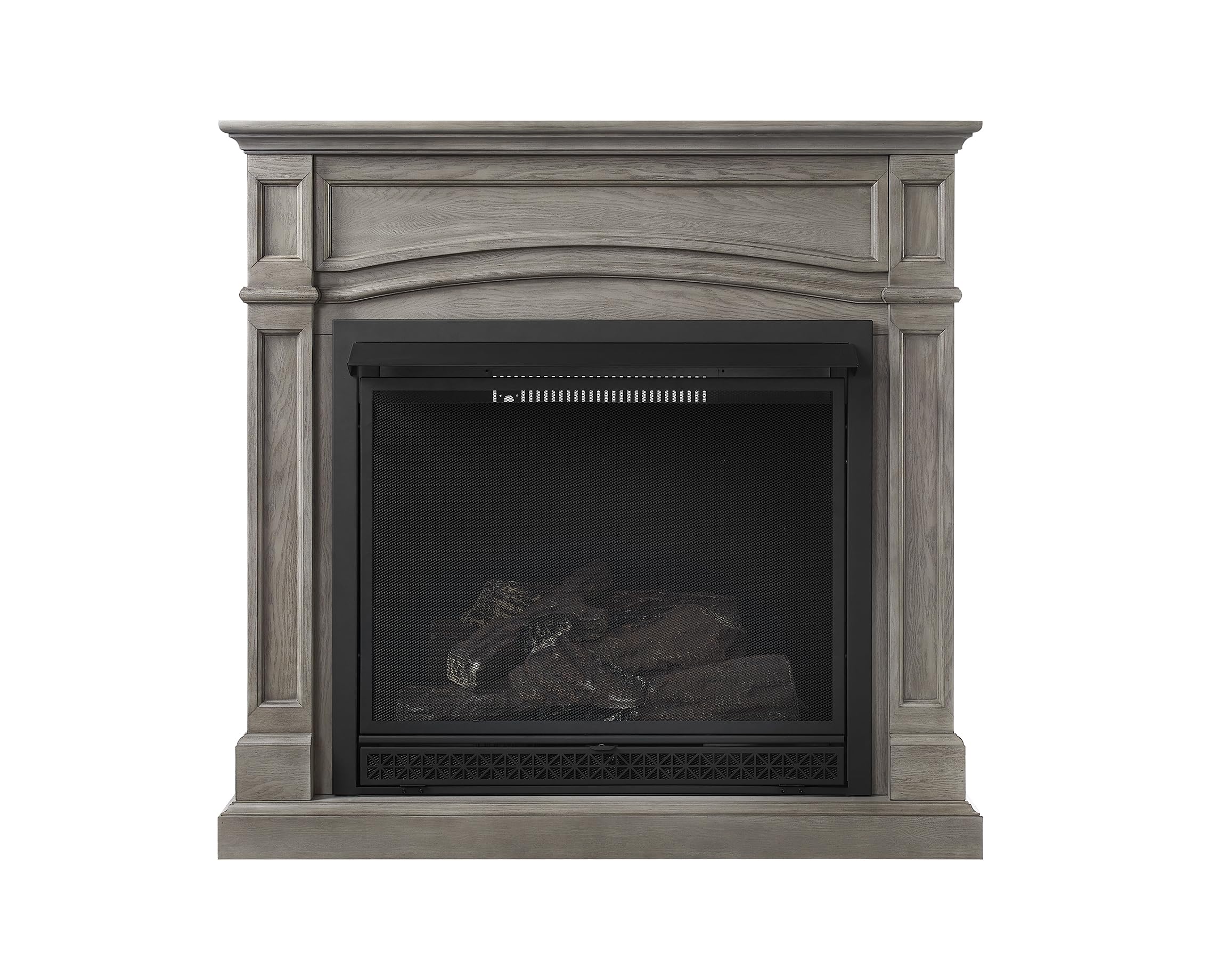 Amazon.com: Pleasant Hearth 46 in. Dual Fuel Pewter Oak Vent Free