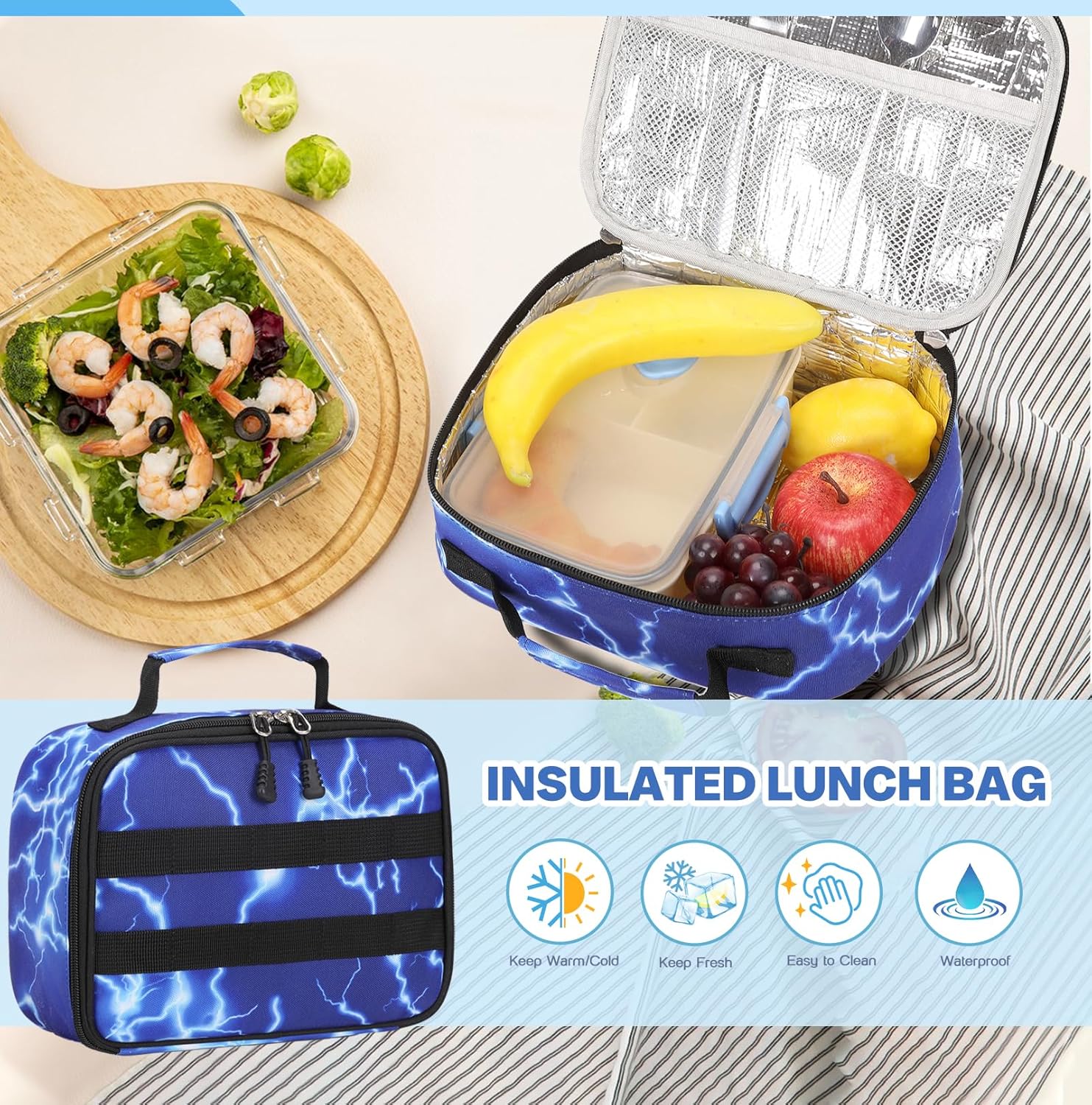 Camo Backpack for Boys, Tactical Boys Backpack for School, Kids Backpack With Lunch Box Pencil Case USB Charging Port Military Army Schoolbags for Boy Teens Kids Elementary Middle High School - Image 7