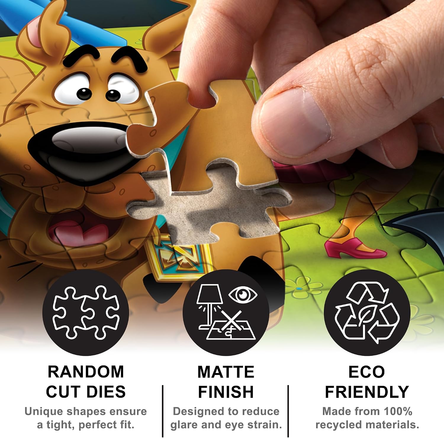 MasterPieces 1000 Piece Jigsaw Puzzle ForAdults and Families - Scooby-Doo! - Ruh Roh, Shaggy! - 19.25"x26.75" image 3