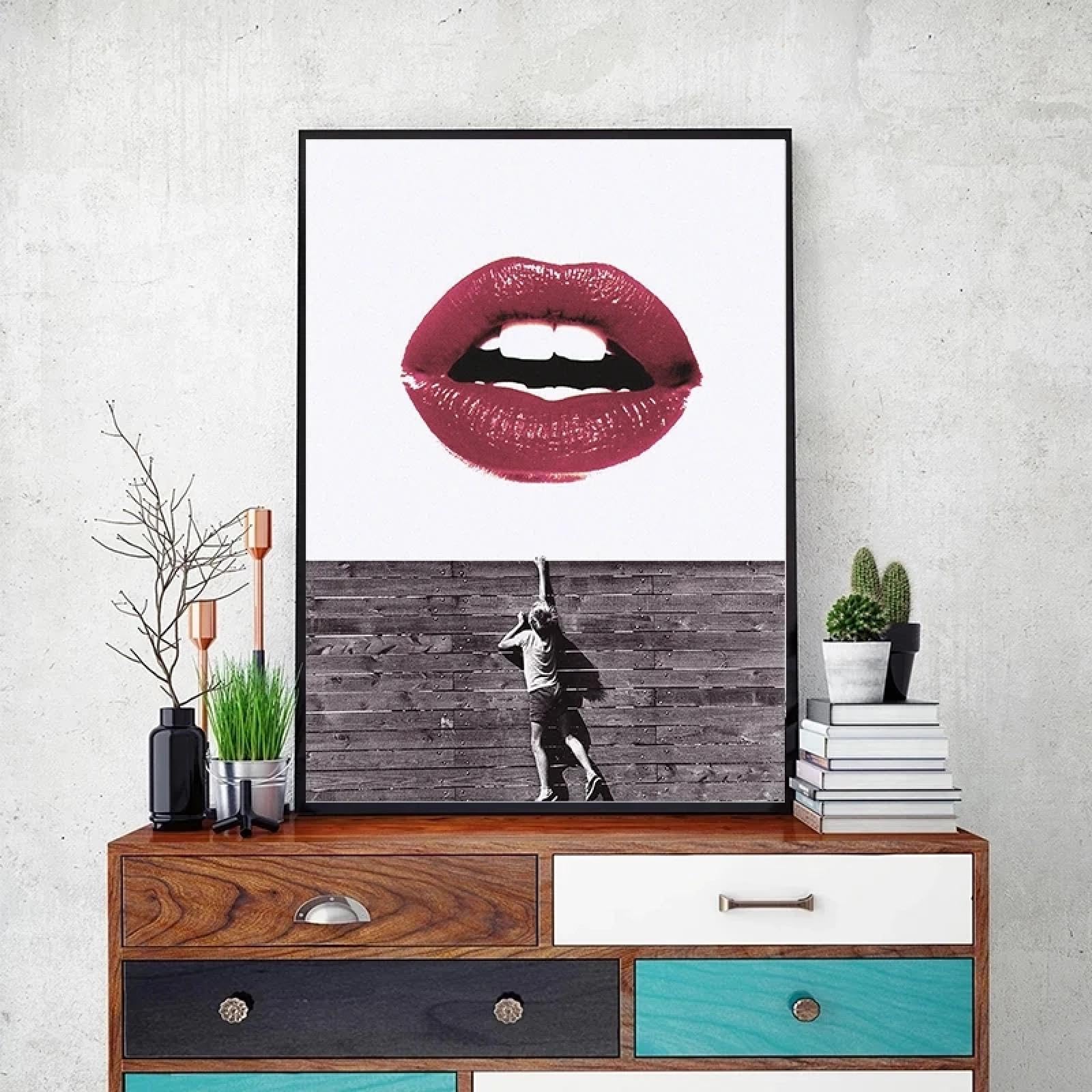 XINBAO Póster de arte callejero con diseño de balón de fútbol, pintura en lienzo motivacional, impresión de balón de fútbol, decoración de pared para habitación deportiva, 50 x 100 cm, sin marco