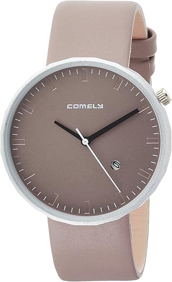 Amazon スリーフォータイム Three Four Time シンプルデイト付き合皮ウォッチ Free グレー レディース腕時計 腕時計 通販