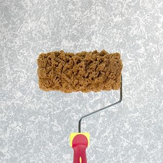 Hanroy Sponge Paint Roller Small 5" for Texture Painting Decorators Brush Tool, Fast and Easy Pattern Art Sponge Roller for Home Wall(RM458K)