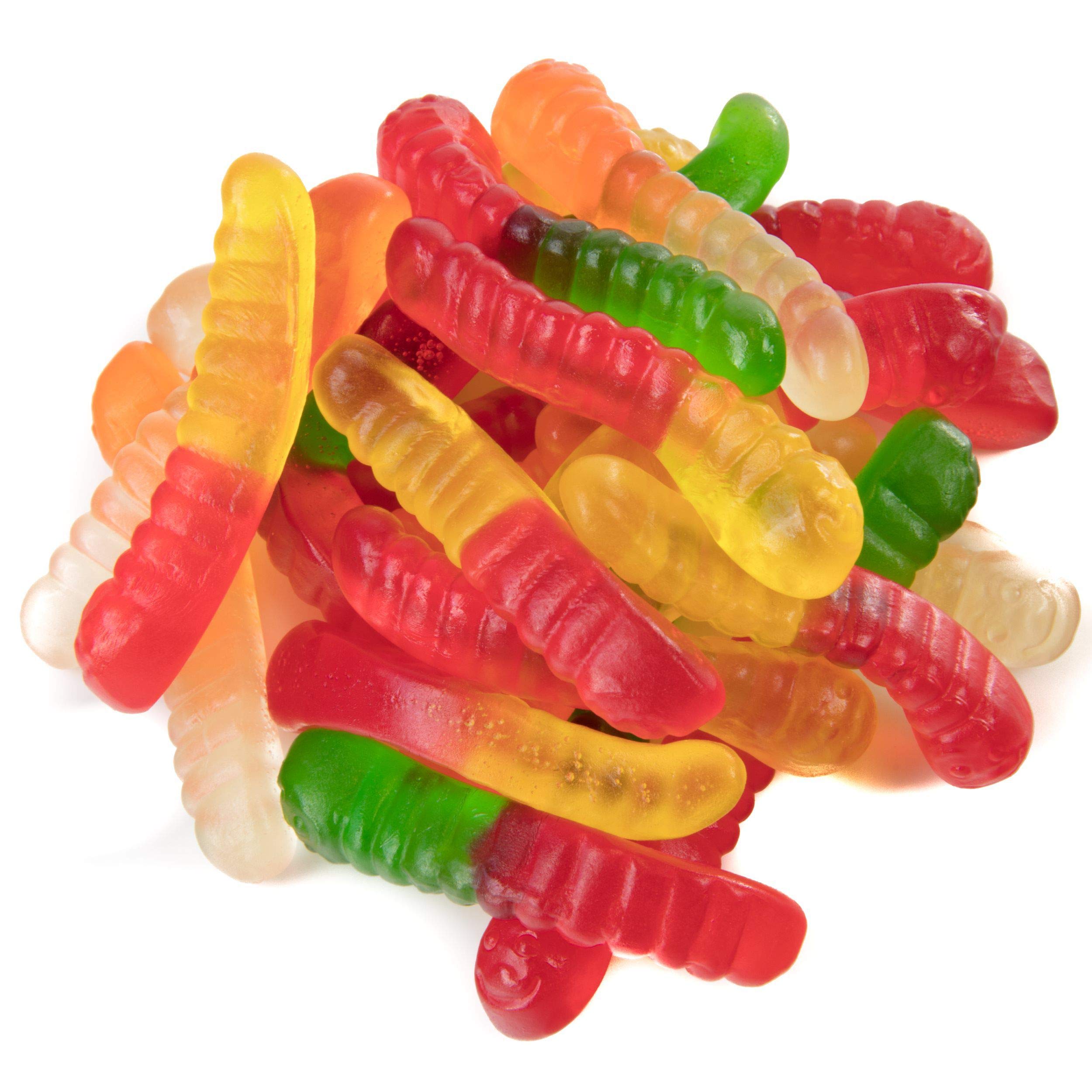 Mini Gummy Worms Candy 3 LBS – Assorted Fruity Gummy Treats for Ice Cream Sundae Stations, Yogurt, Desserts – Bulk Toppings Kit for Party Bar Supplies