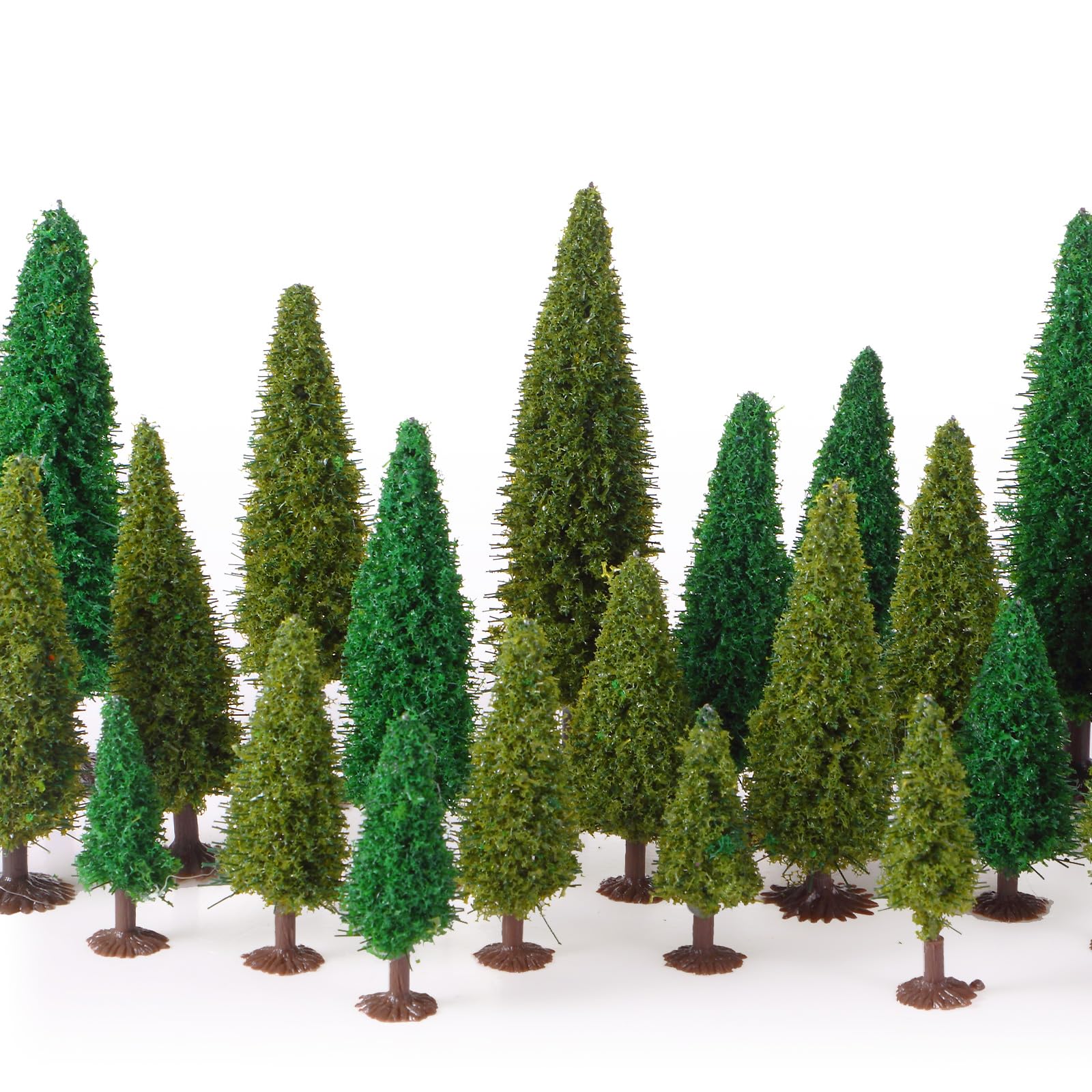Amazon.com: Skylety 35 Pieces Model Trees 1.2-6.3 Inch Mixed