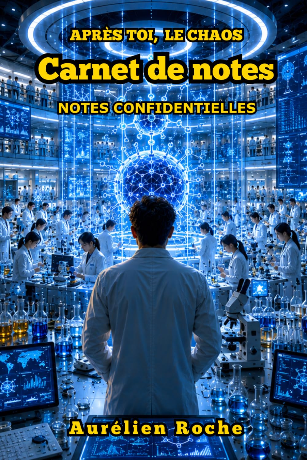 Carnet de notes: inspiré de l'univers du triller scientifique Après toi, le chaos