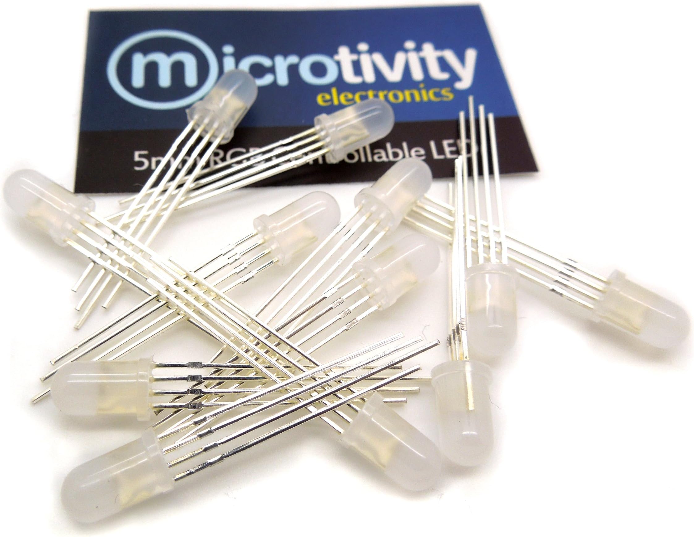 IL611 5mm Diffused RGB Controllable LED, Common Cathode (Pack of 12)