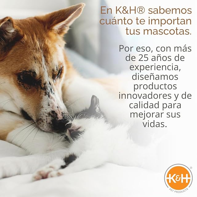 Foto 6 de 7 de K&H Pet Products - Almohadilla original de microforro polar para cama elevada para perros al aire libre…